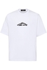DSQUARED2 ICON LOOSE FIT T SHIRT Size: L,  colour: WHITE