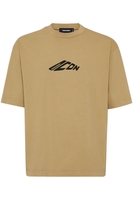 DSQUARED2 ICON LOOSE FIT T SHIRT Size: S,  colour: BEIGE
