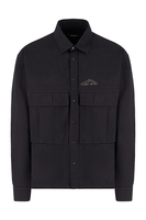 DSQUARED2 ICON RIPSTOP CROPPED SHIRT Size: 48,  colour: BLACK