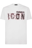 DSQUARED2 ICON SCRIBBLE COOL FIT T SHIRT Size: XL,  colour: WHITE