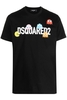 DSQUARED2 LOGO COTTON T SHIRT Size: S,  colour: BLACK