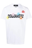 DSQUARED2 LOGO COTTON T SHIRT Size: XL,  colour: WHITE