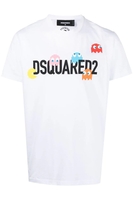 DSQUARED2 LOGO COTTON T SHIRT Size: XL,  colour: WHITE