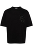 DSQUARED2 LOOSE FIT COTTON T SHIRT Size: L,  colour: BLACK