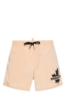 DSQUARED2 MAPLE LEAF SWIMSHORTS Size: 50,  colour: BEIGE