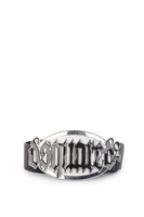 DSQUARED2 OVERSIZE BUCKLE BELT Size: 100,  colour: BLACK