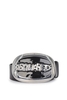 DSQUARED2 OVERSIZE BUCKLE BELT Size: 90,  colour: BLACK