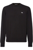 DSQUARED2 PLATE BRANDING WOOL SWEATER Size: XXL,  colour: BLACK