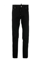 DSQUARED2 SOLID BLACK SKATER JEANS Size: 46,  colour: BLACK