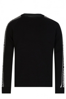 Dsquared2 Tape Logo Sleeves Knitted Crew Neck Jumper
