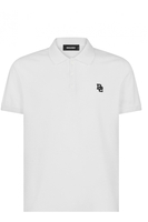 DSQUARED2 TENNIS FIT LOGO POLO SHIRT Size: XL,  colour: WHITE