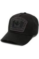 DSQUARED2 TONAL FLAG BASEBALL CAP Size: One,  colour: BLACK