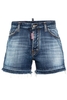 DSQUARED2 VINTAGE DENIM SHORTS Size: 50,  colour: BLUE