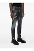 DSQUARED2 VINTAGE SKATER JEANS Size: 52,  colour: BLACK