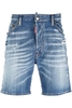 DSQUARED2 WASHED MARINE DENIM SHORTS Size: 52,  colour: BLUE