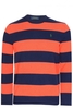 Polo Ralph Lauren Loryelle Striped Knitted Jumper Navy