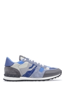 VALENTINO CAMO ROCKRUNNERS Size: 42,  colour: BLUE