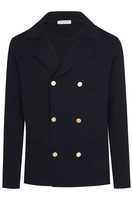 VALENTINO COTTON D/B JACKET Size: M,  colour: NAVY