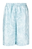VERSACE BAROCCO SILK TWILL SHORTS Size: IT46 UK36,  colour: BLUE