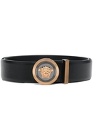 VERSACE BI-COLOR MEDUSA BELT Size: 95,  colour: BLACK