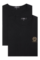 VERSACE BI-PACK T SHIRT Size: 4,  colour: BLACK