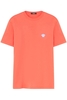 VERSACE COMPACT COTTON MEDUSA LOGO T SHIRT Size: L,  colour: CORAL