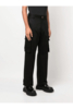 VERSACE COTTON BLEND COMBAT PANTS Size: 52,  colour: BLACK