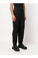 VERSACE COTTON COMABAT TROUSERS Size: 50,  colour: BLACK