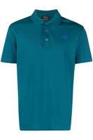 VERSACE COTTON PIQUET POLO Size: L,  colour: BLUE