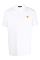 VERSACE COTTON PIQUET POLO Size: L,  colour: WHITE