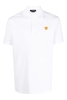 VERSACE COTTON PIQUET POLO Size: M,  colour: WHITE