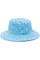 VERSACE EMBOSSED LOGO SUN HAT Size: 59,  colour: BLUE