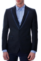 Versace Floral Embroidered Suit Jacket