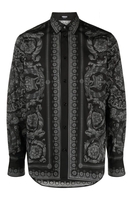 VERSACE FOULARD BAROCCO SHIRT Size: 39,  colour: BLACK