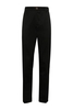 VERSACE GABARDINE COTTON TROUSERS Size: IT48 UK38,  colour: BLACK