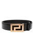VERSACE GRECA LEATHER BELT Size: 100,  colour: GOLD