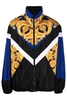VERSACE GRECA TECHNICAL TRACK JACKET Size: 48,  colour: NAVY