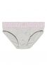 VERSACE GRECCA WAISTBAND BRIEFS Size: 3,  colour: GREY