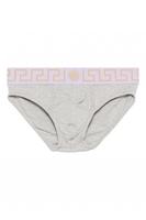 VERSACE GRECCA WAISTBAND BRIEFS Size: 4,  colour: GREY