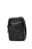 VERSACE JACQUARD BAROCCO CROSSBODY Size: One,  colour: BLACK