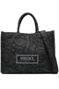 VERSACE JACQUARD BAROCCO TOTE Size: One,  colour: BLACK