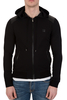 Versace Leather Raglon Shoulder Patch Zip Hoody
