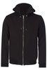 Versace Mainline Back Medusa Print Zip Hoodie Black