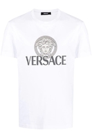 VERSACE MEDUSA COMPACT COTTON T SHIRT Size: M,  colour: WHITE