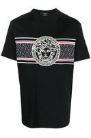 VERSACE MEDUSA EMBROIDERED T SHIRT Size: S,  colour: BLACK