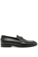 VERSACE MEDUSA LEATHER LOAFERS Size: 43,  colour: BLACK