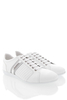 Versace Metallic Grey Stripe Trainer