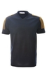Versace Military Embroidered T-shirt Navy