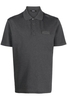 VERSACE PIQUET POLO SHIRT Size: M,  colour: CHARCOAL