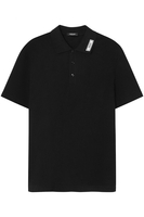 VERSACE PIQUET POLO WITH EMBROIDERY COLLAR BRANDING Size: XXL,  colour: